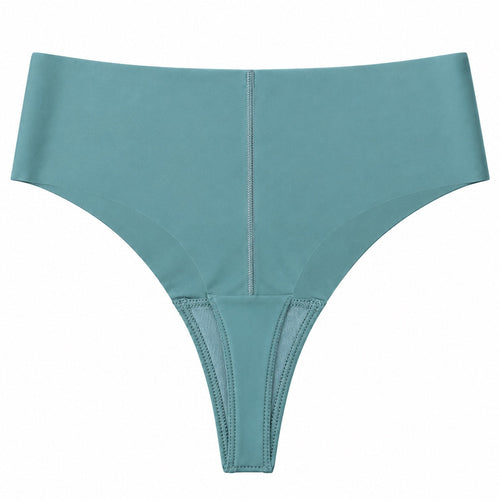 AERAH Active Contour High-Rise Thong — Sage, back view
